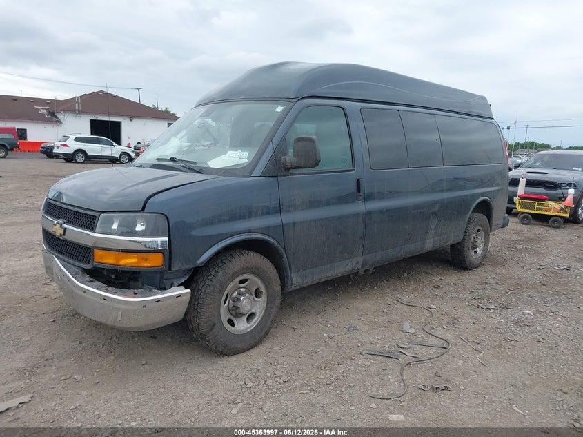 2019 CHEVROLET EXPRESS 3500 LT VAN 6.0L V-8 VVT, 341HP