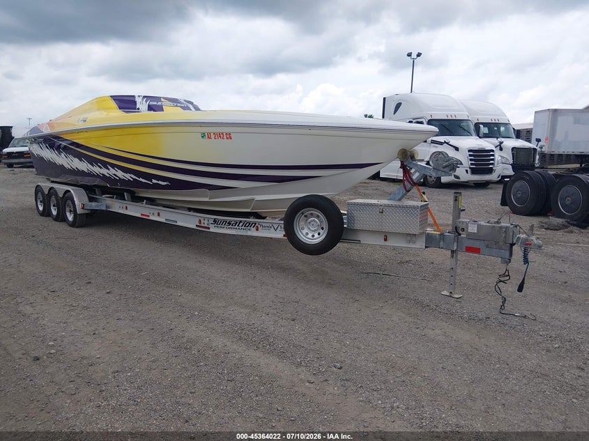 2007 Sunsation 32FT Boat W/ Trlr