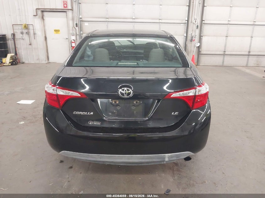 2016 TOYOTA COROLLA SEDAN 1.8L I-4 DOHC, VVT, 132HP