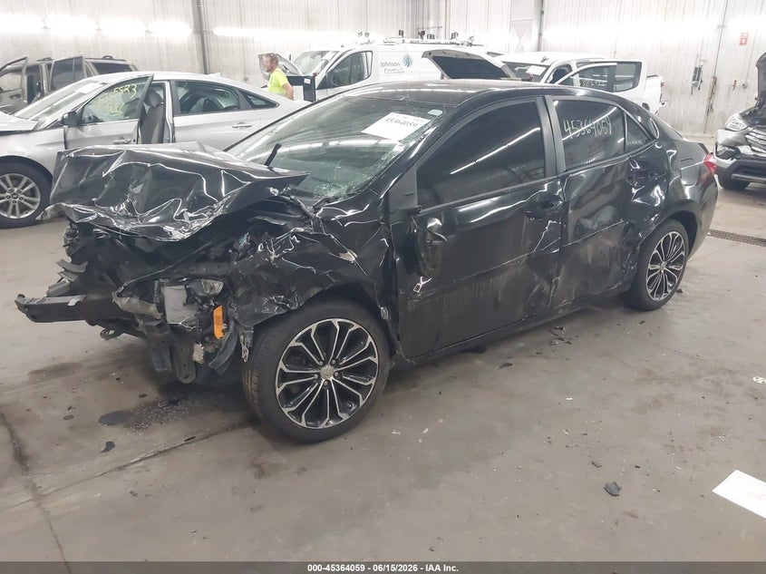 2016 TOYOTA COROLLA SEDAN 1.8L I-4 DOHC, VVT, 132HP
