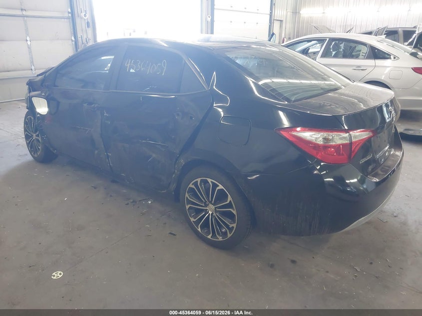 2016 TOYOTA COROLLA SEDAN 1.8L I-4 DOHC, VVT, 132HP