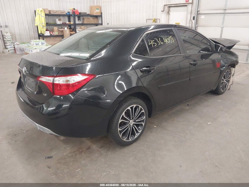 2016 TOYOTA COROLLA SEDAN 1.8L I-4 DOHC, VVT, 132HP