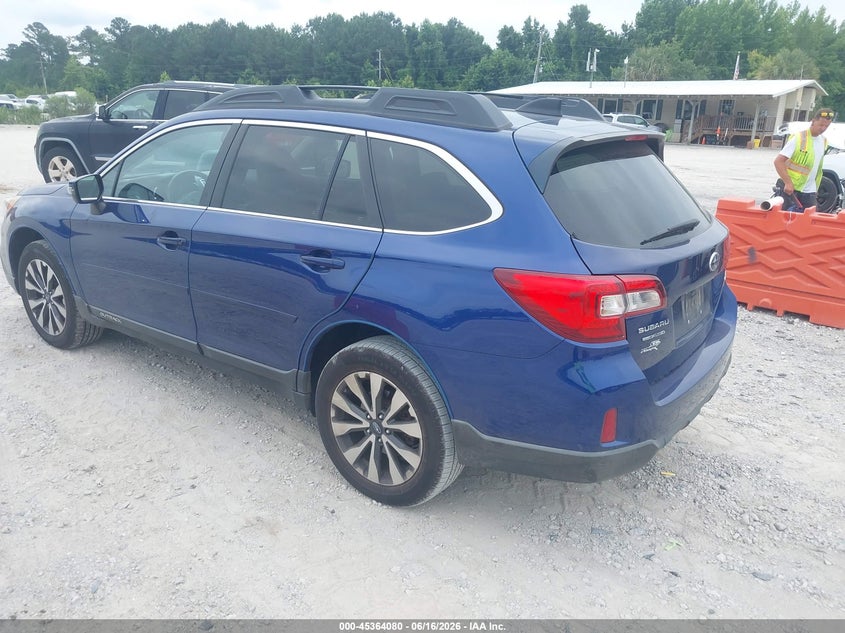 Vin: 4s4bsalc6g3247459, lot: 45862041, subaru outback 2.5i limited 20163
