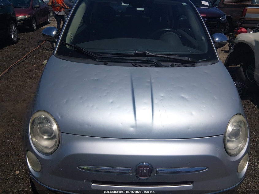 2012 Fiat 500C Lounge VIN: 3C3CFFER3CT100837 Lot: 45364105