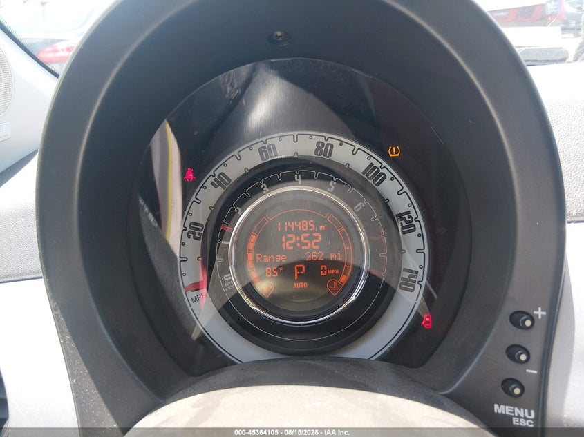 2012 Fiat 500C Lounge VIN: 3C3CFFER3CT100837 Lot: 45364105