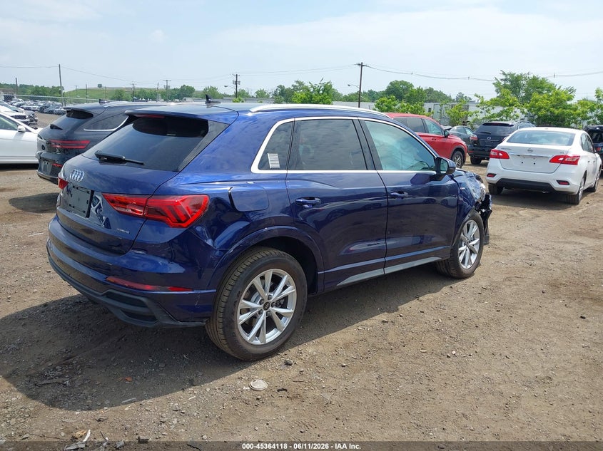 Vin: wa1decf30r1024631, lot: 45862079, audi q3 premium 45 tfsi s line quattro tiptronic 20244