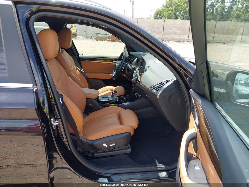 BMW X3 2022 VIN 5UX53DP08N9J37490