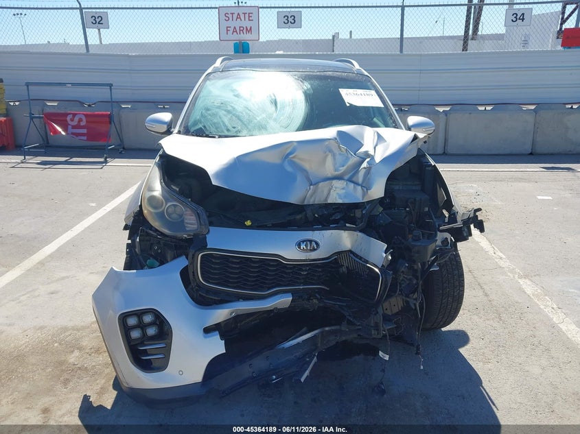 VIN KNDPR3A66H7103743 2017 KIA SPORTAGE SX TURBO