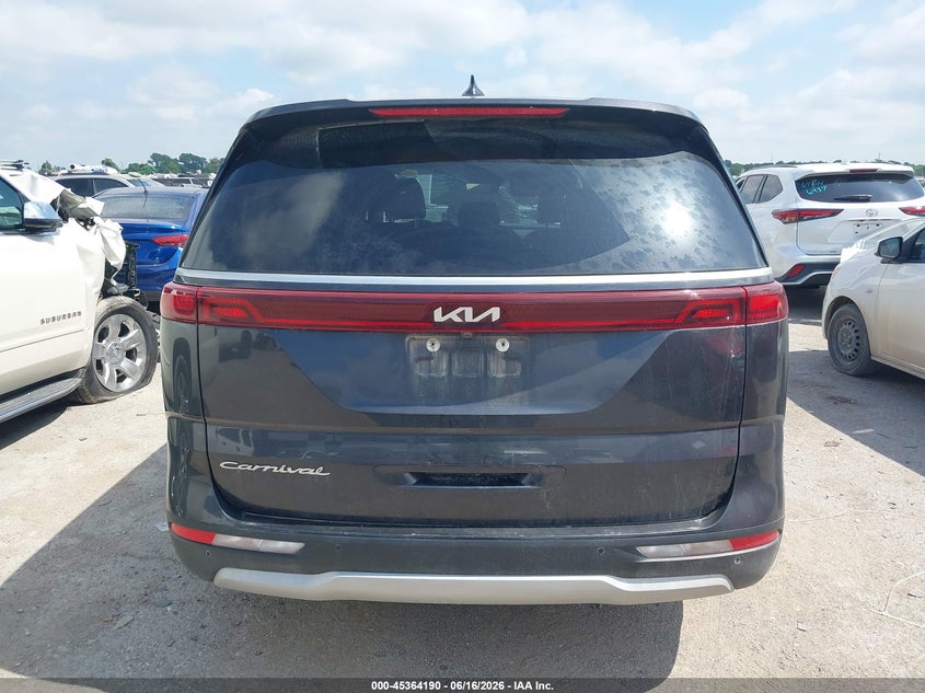 2022 Kia Carnival Mpv Lx Seat Package VIN: KNDNB4H37N6121649 Lot: 45364190