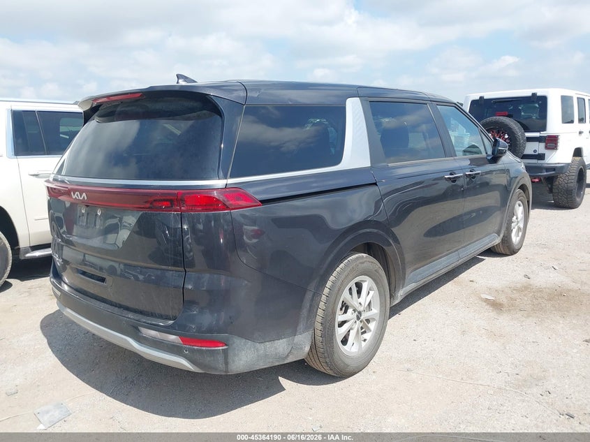 Vin: kndnb4h37n6121649, lot: 45862151, kia carnival mpv lx seat package 20224