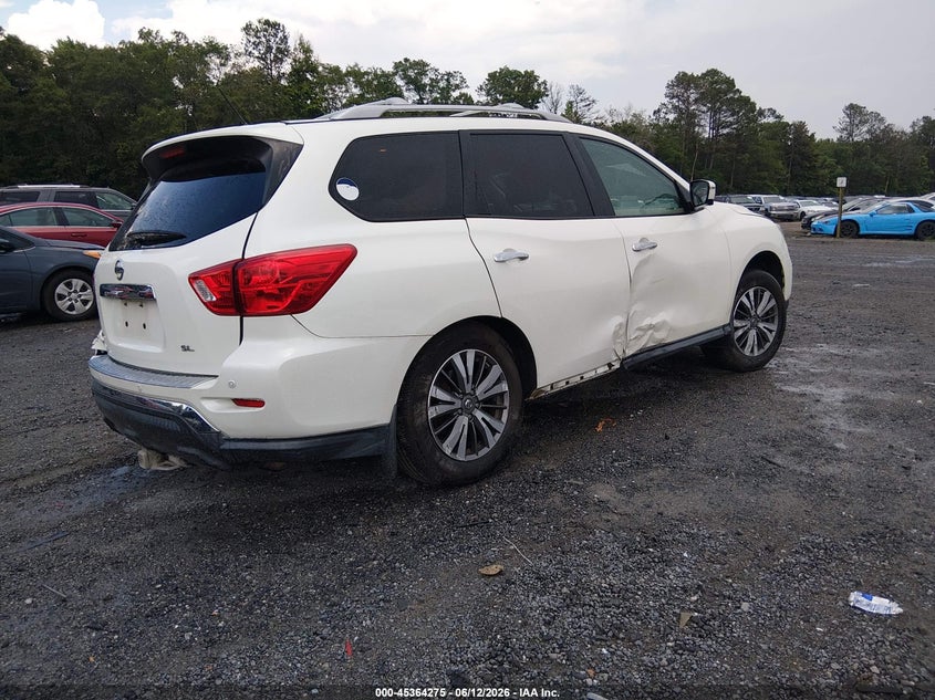 Vin: 5n1dr2mn5hc684767, lot: 45862236, nissan pathfinder sl 20174