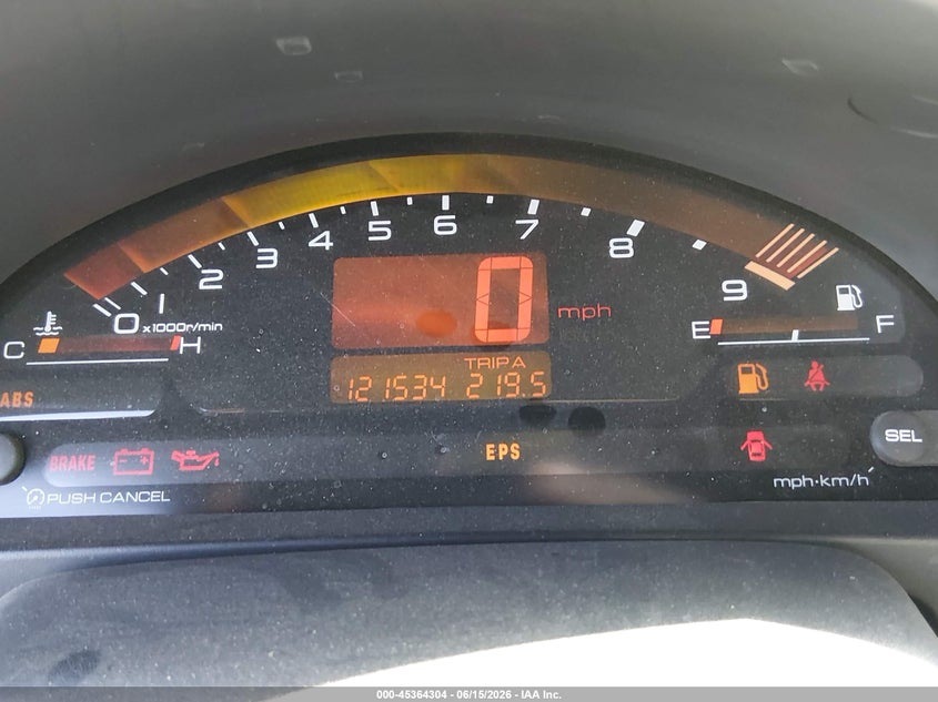 2000 Honda S2000 VIN: JHMAP1141YT004297 Lot: 45364304