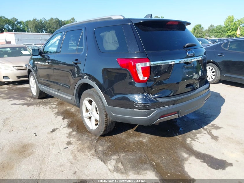 VIN 1FM5K7D82KGA04887 2019 FORD EXPLORER XLT