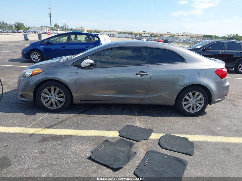 2014 KIA FORTE COUPE 2.0L I-4 DI, DOHC, VVT, 173HP