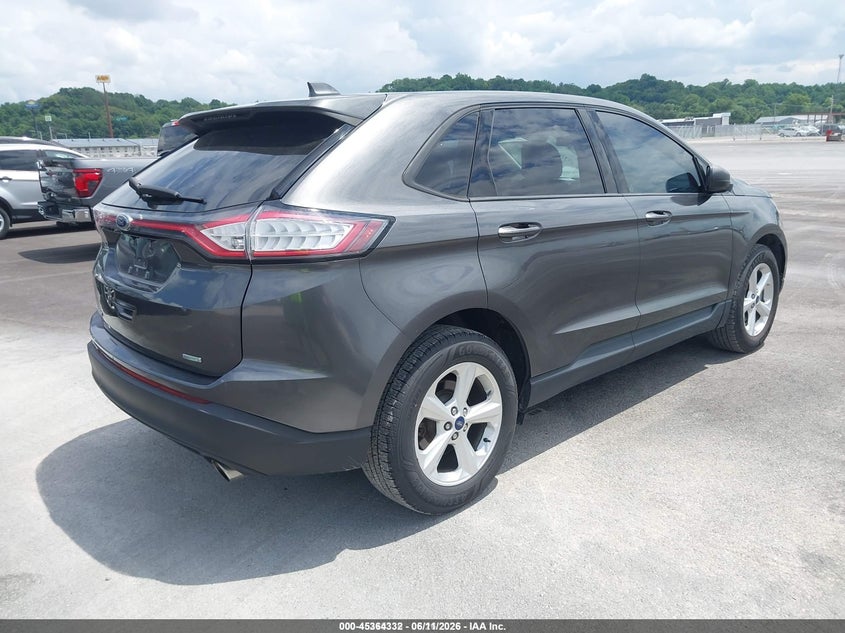 Vin: 2fmpk3g96jbc38459, lot: 45862293, ford edge se 20184