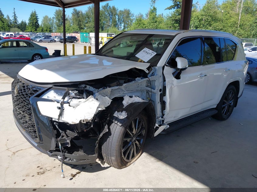 Vin: jtjmb7cx3s4082442, lot: 45862332, lexus lx 600 f sport 20252