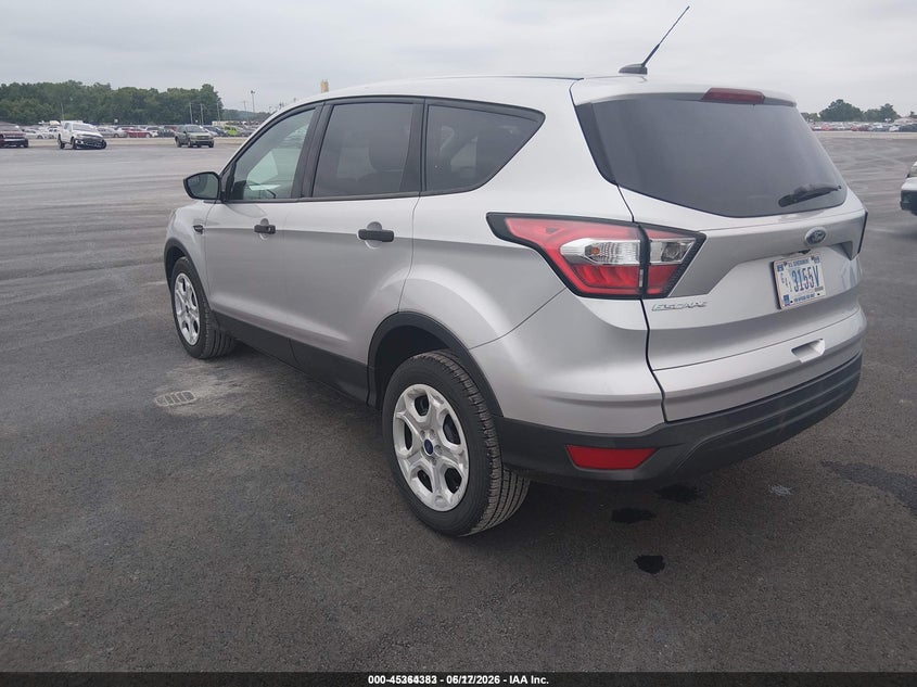 Vin: 1fmcu0f75jud08390, lot: 45862344, ford escape s 20183