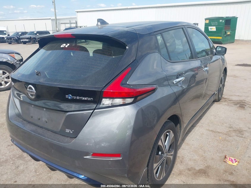 Vin: 1n4az1cv7nc555899, lot: 45862355, nissan leaf sv 40 kwh 20224
