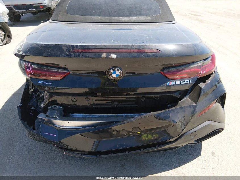 2024 BMW M850I xDrive VIN: WBAFY4C03RCR25404 Lot: 45364421