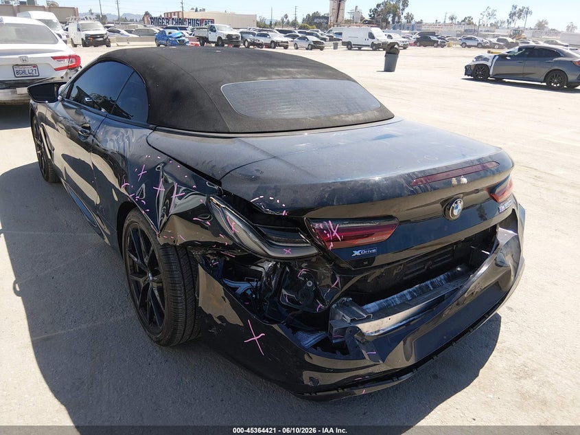 Vin: wbafy4c03rcr25404, lot: 45862382, bmw m850i xdrive 20243