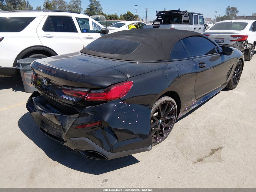 Vin: wbafy4c03rcr25404, lot: 45862382, bmw m850i xdrive 20244