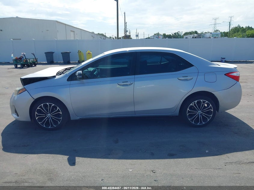 2016 TOYOTA COROLLA SEDAN 1.8L I-4 DOHC, VVT, 132HP