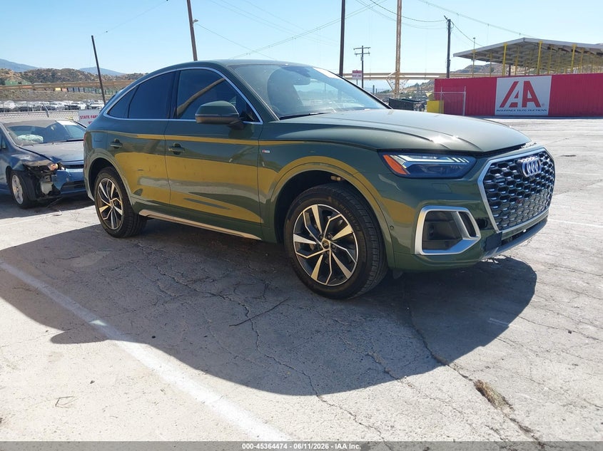 VIN WA16ABFY7P2118801 2023 AUDI Q5 SPORTBACK PRESTIGE 45 TFSI S LINE QUATTRO S TRONIC