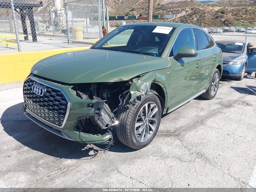 VIN WA16ABFY7P2118801 2023 AUDI Q5 SPORTBACK PRESTIGE 45 TFSI S LINE QUATTRO S TRONIC