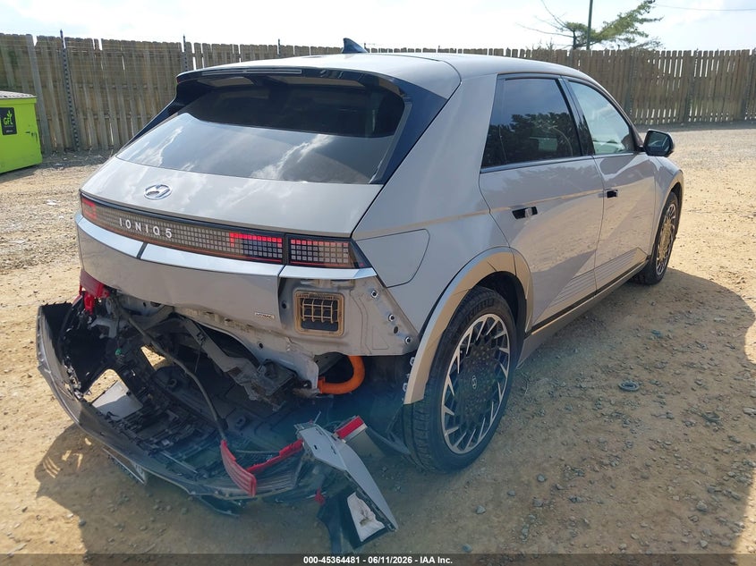 Vin: km8krddf9ru239438, lot: 45862442, hyundai ioniq 5 limited 20244