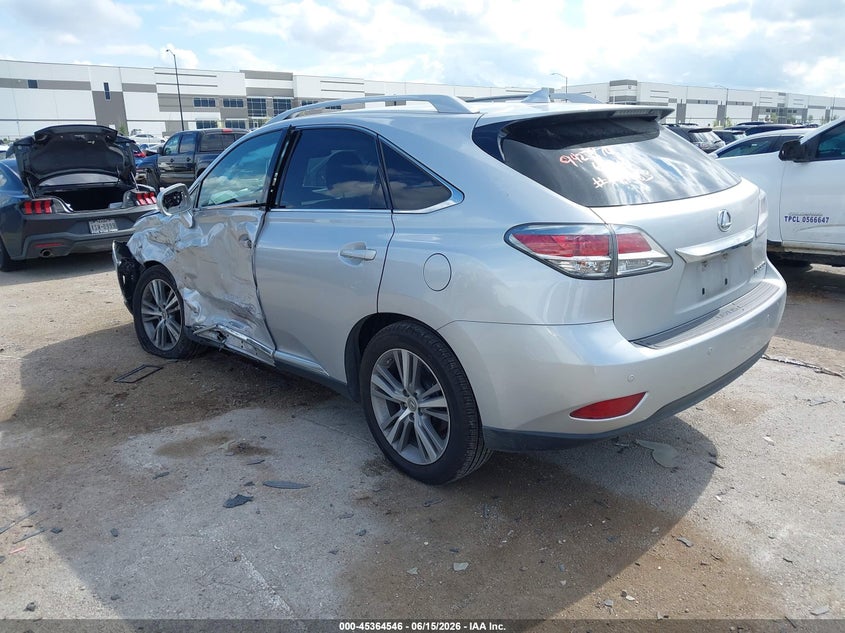 Vin: 2t2zk1ba5fc194483, lot: 45862508, lexus rx 350 20153