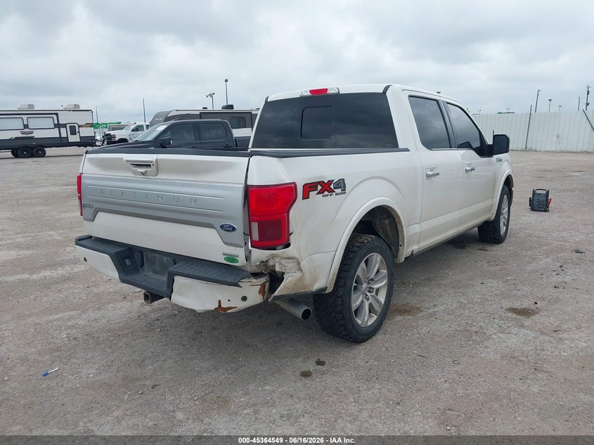 Vin: 1ftew1e44kfc45714, lot: 45862510, ford f-150 platinum 20194