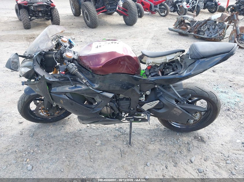 2013 Kawasaki Zx636 E VIN: JKBZXJE13DA000624 Lot: 45364591