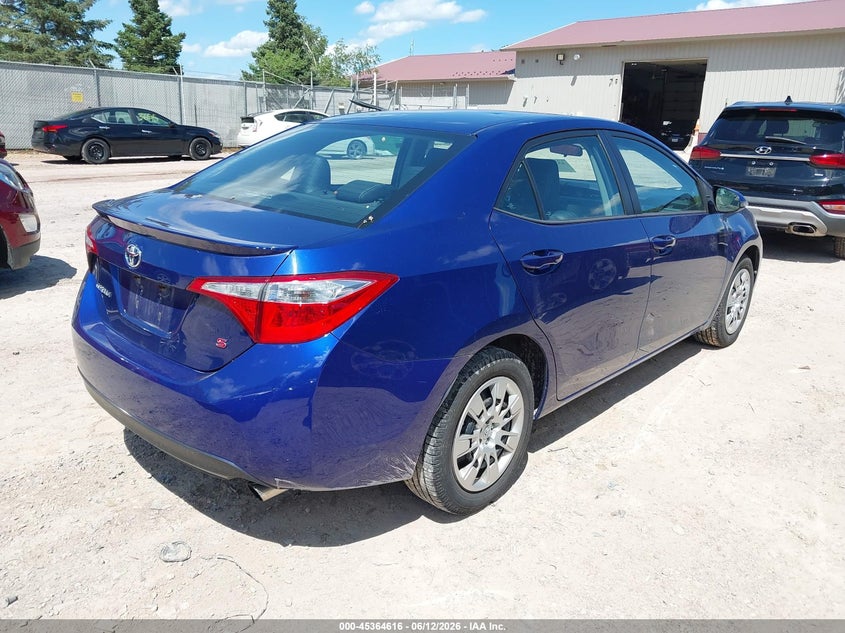 2015 TOYOTA COROLLA auction photo 4