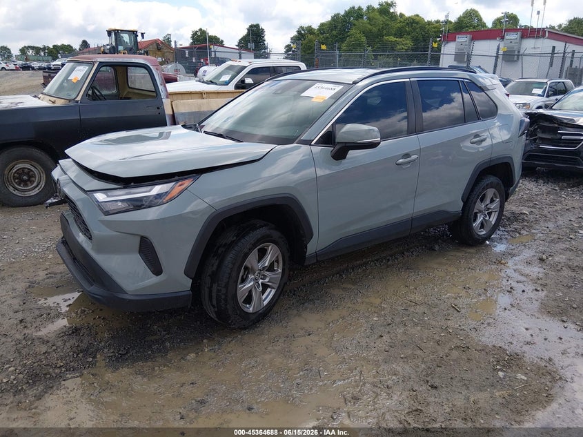 VIN 2T3P1RFV3NW274315 2022 TOYOTA RAV4 XLE