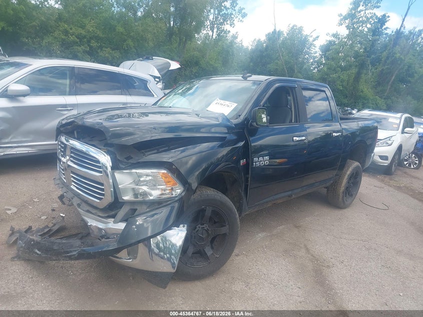 Vin: 3c6rr7lt7gg154651, lot: 45862728, ram 1500 big horn 20162