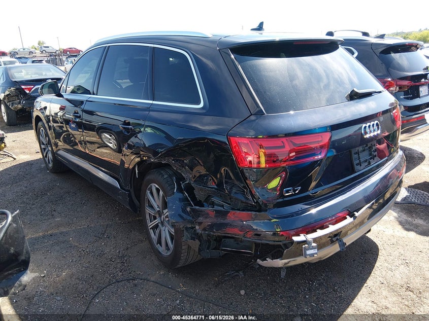 Vin: wa1vaaf7xjd008981, lot: 45862732, audi q7 3.0t premium 20183
