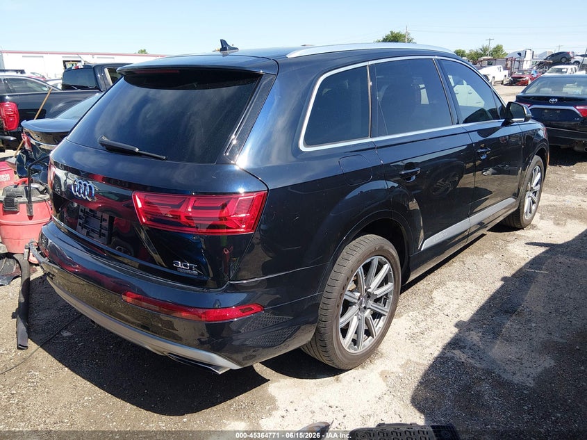 Vin: wa1vaaf7xjd008981, lot: 45862732, audi q7 3.0t premium 20184