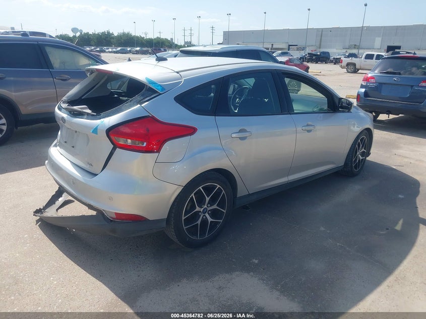 Vin: 1fadp3m22jl213502, lot: 45862743, ford focus sel 20184