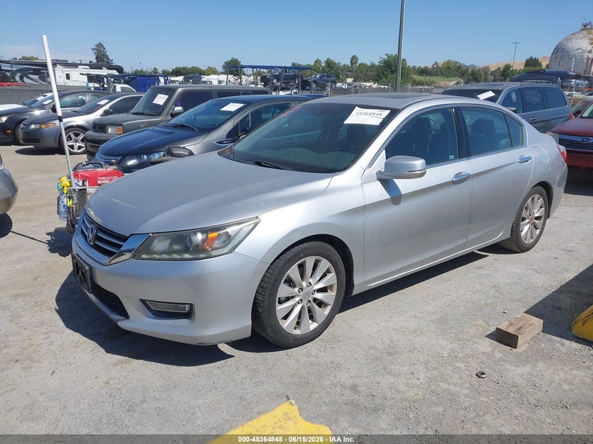 2013 Honda Accord Ex-L V-6 1HGCR3F87DA010639 photo 1