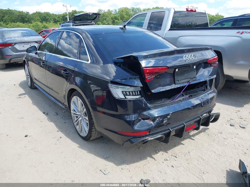Vin: waulnaf40hn042064, lot: 45862821, audi a4 premium plus 20173