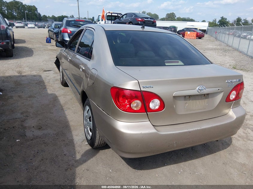 2005 TOYOTA COROLLA SEDAN N/A