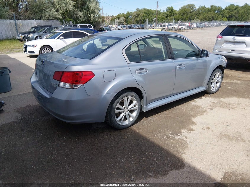 2013 SUBARU LEGACY SEDAN 2.5L H-4 DOHC, VVT, 173HP