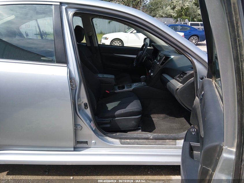 2013 SUBARU LEGACY SEDAN 2.5L H-4 DOHC, VVT, 173HP