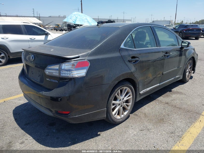 Vin: jthbb1ba4a2016219, lot: 45862974, lexus hs 250h premium 20104