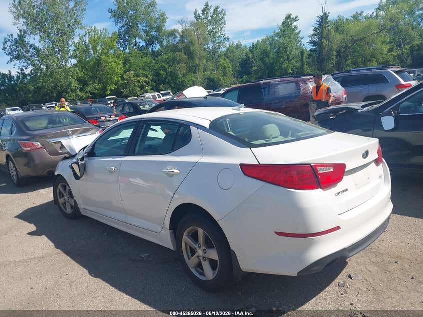Vin: 5xxgm4a77eg278177, lot: 45862987, kia optima lx 20143