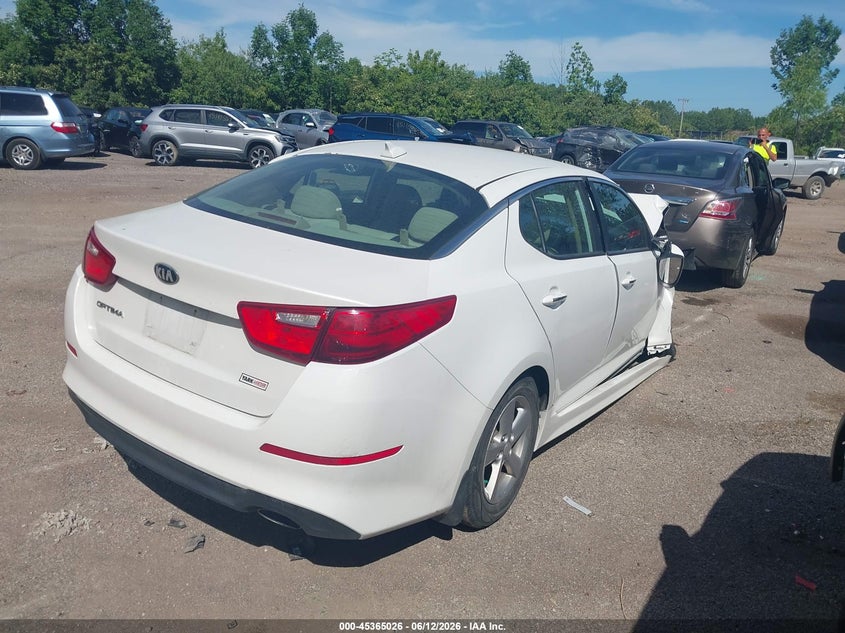 Vin: 5xxgm4a77eg278177, lot: 45862987, kia optima lx 20144