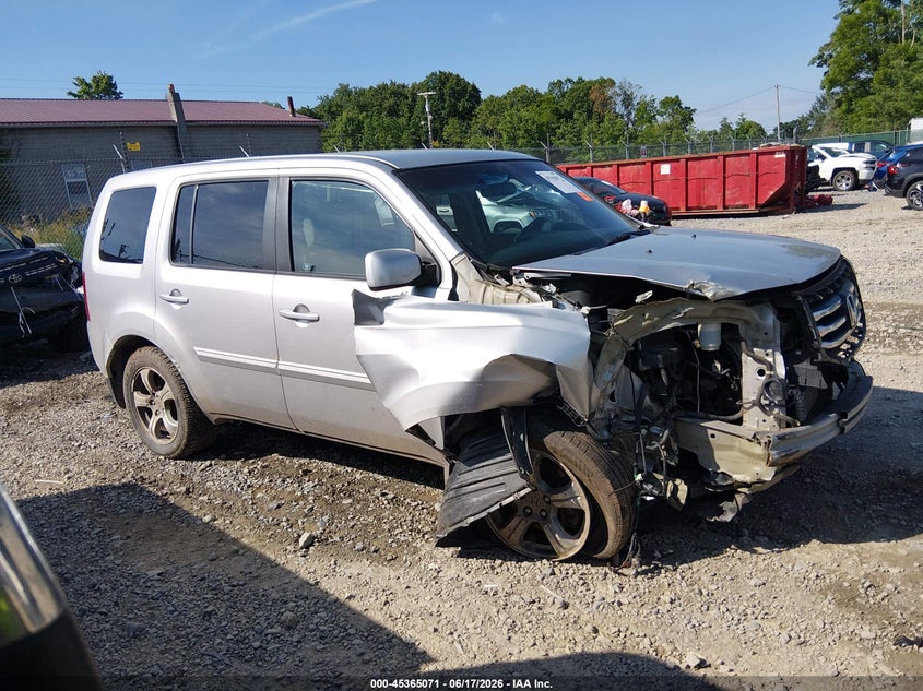 HONDA PILOT 2012 VIN 5FNYF4H44CB045481