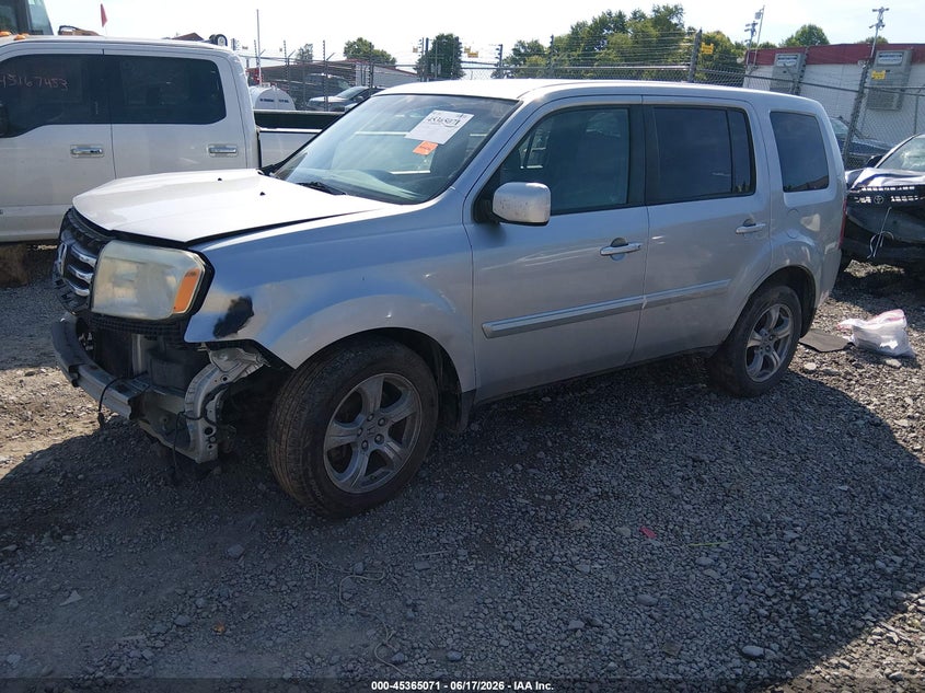 HONDA PILOT 2012 VIN 5FNYF4H44CB045481