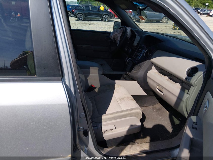 HONDA PILOT 2012 VIN 5FNYF4H44CB045481