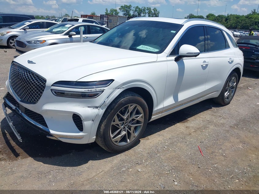 Vin: kmumadtb5su174559, lot: 45863082, genesis gv70 2.5t awd 20252